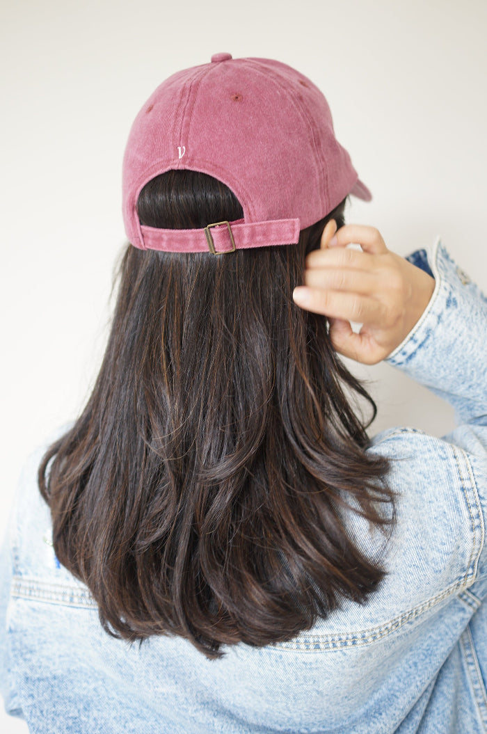 Vintage Burgundy Huzzah! Cap