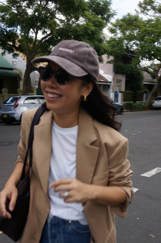 Vintage Brown Huzzah! Cap