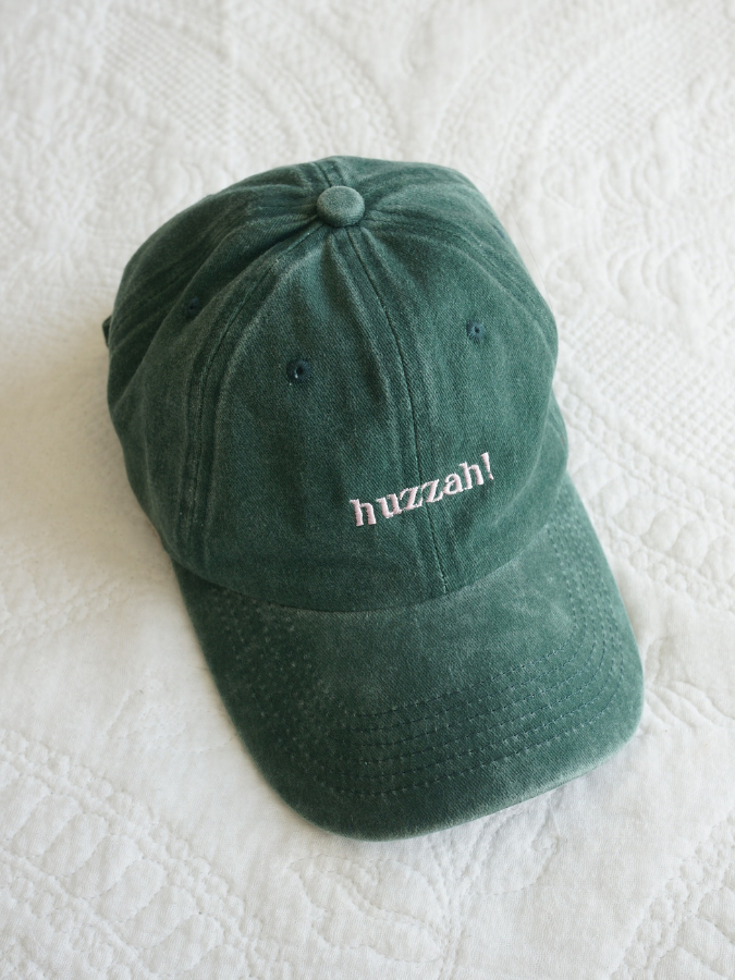 Vintage Green Huzzah! Cap