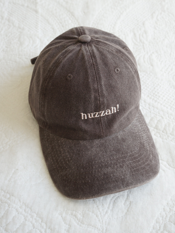 Vintage Brown Huzzah! Cap