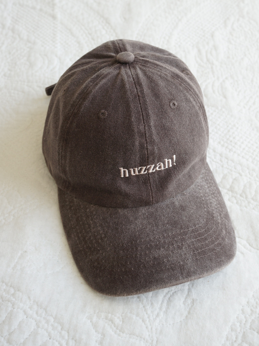 Vintage Brown Huzzah! Cap