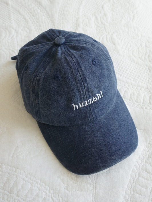 Vintage Blue Huzzah! Cap
