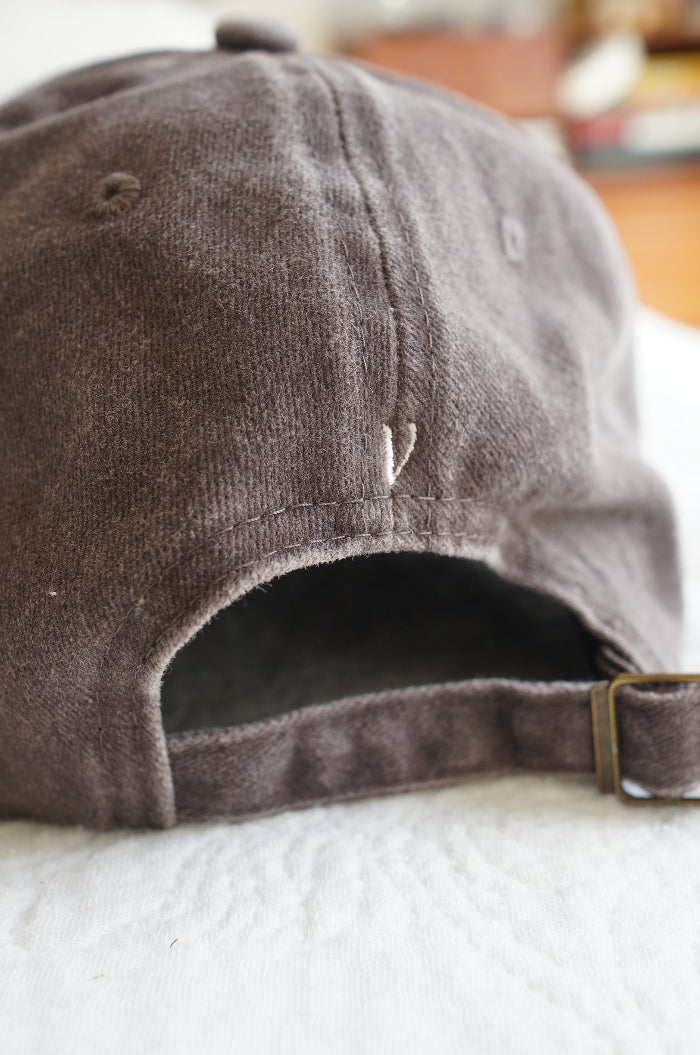 Vintage Brown Huzzah! Cap