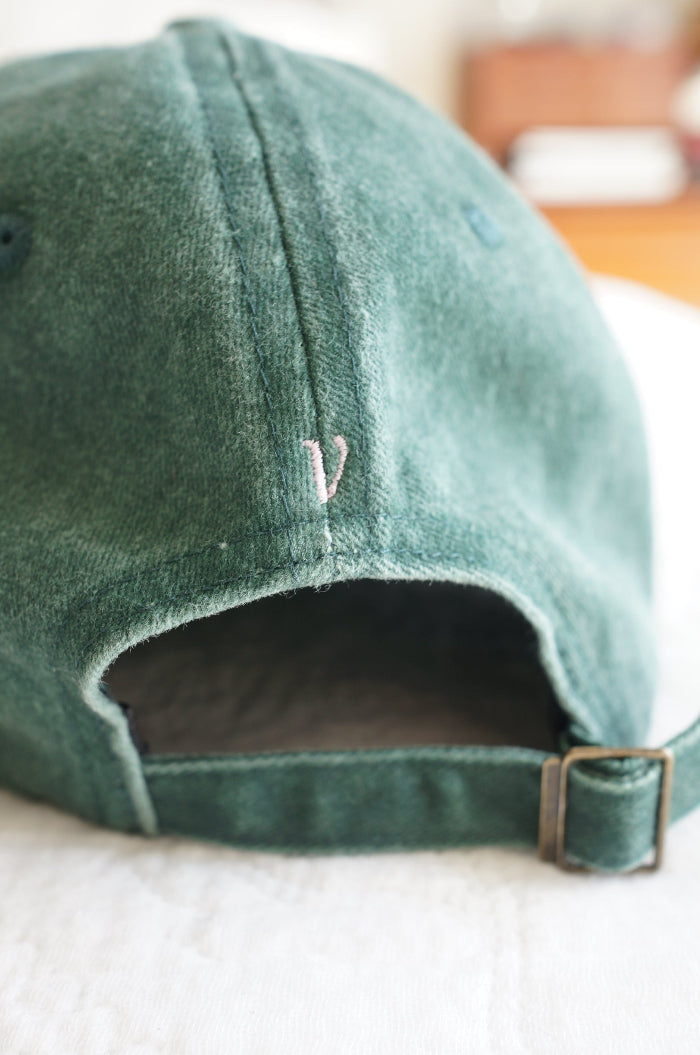 Vintage Green Huzzah! Cap