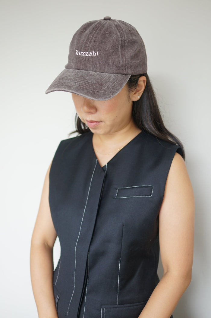Vintage Brown Huzzah! Cap