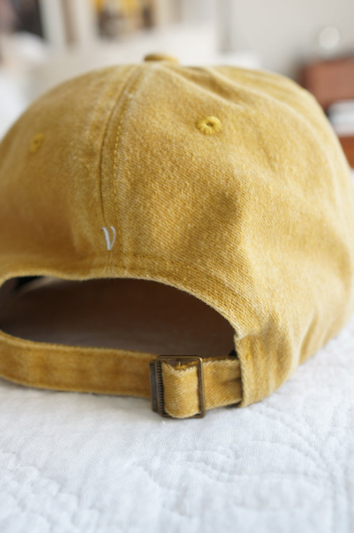Vintage Yellow Huzzah! Cap